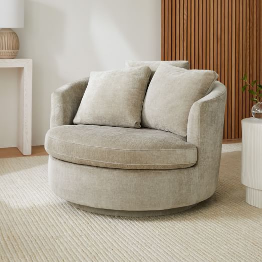 Viv Grand Swivel Chair | West Elm (US)