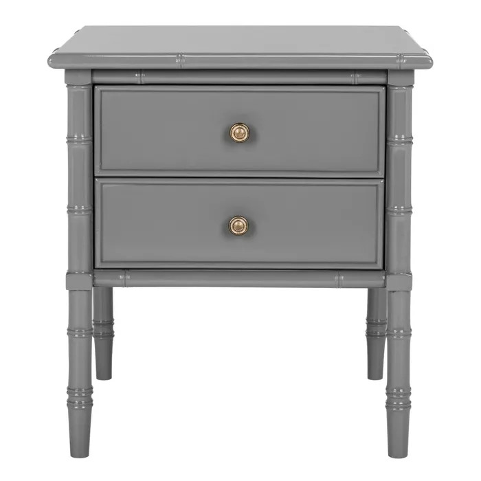 Mina 2 Drawer Coastal Nightstand - Safavieh | Target