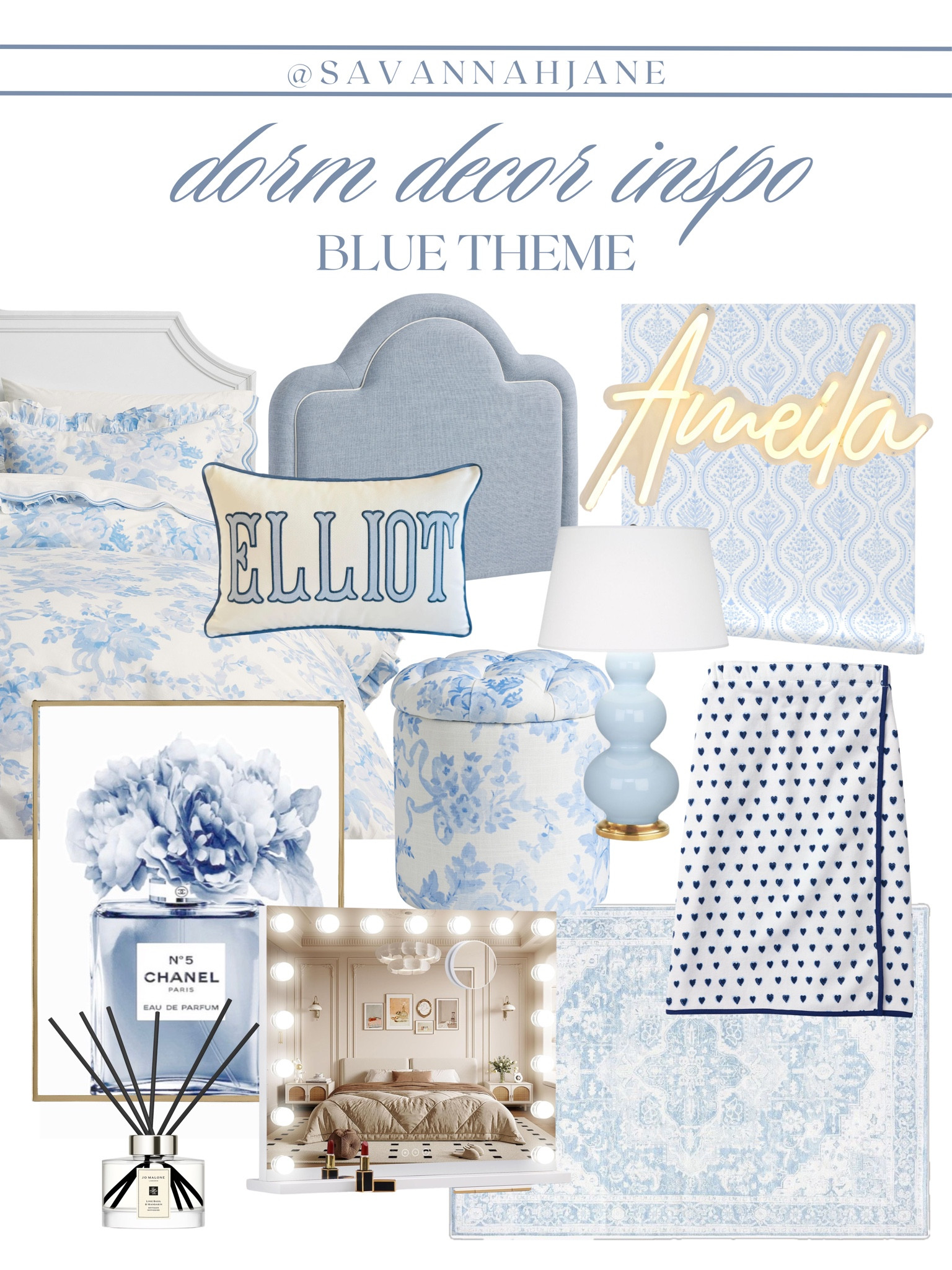 Blue dorm decor inspo!! Chic dorm | preppy dorm | preppy dorm decor | blue dorm decorations | blue dorm bedding | LoveShackFancy dorm | LoveShackFancy x pottery barn dorm | pottery barn dorm | PB teen dorm | blue dorm wallpaper | blue dorm prints | SMU dorm inspo | SMU dorm decor inspo 

#LTKHome #LTKU #LTKSaleAlert