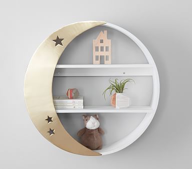 Crescent Moon Shelving | Pottery Barn Kids | Pottery Barn Kids