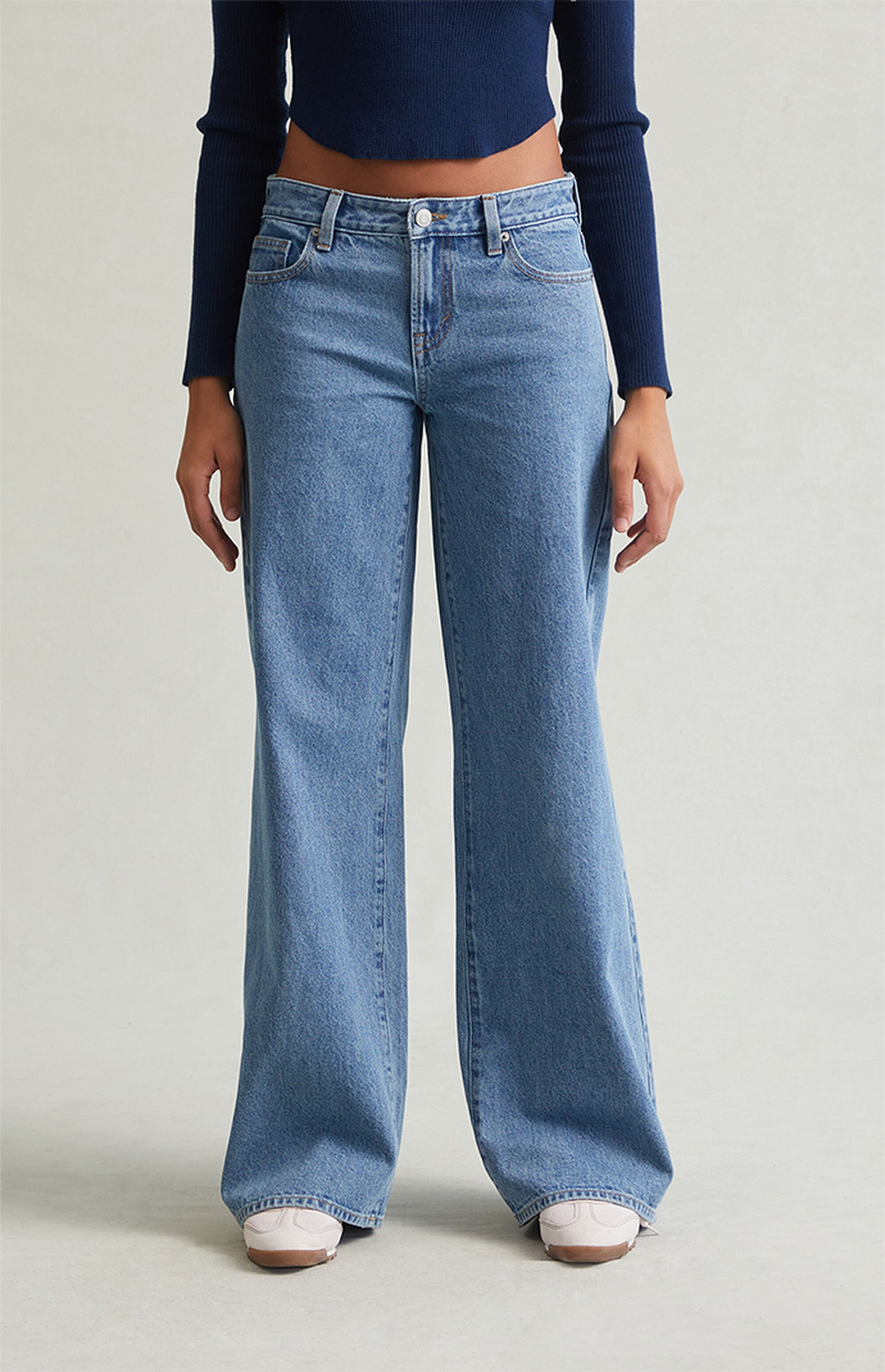 Pacsun Casey Low Rise Baggy Jeans Light Indigo Wash | PacSun | PacSun