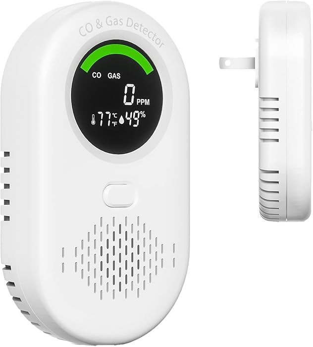 Carbon Monoxide Detectors and Natural Gas Leak Detector, 4-in-1 Carbon Monoxide Detectors Plug in... | Amazon (US)
