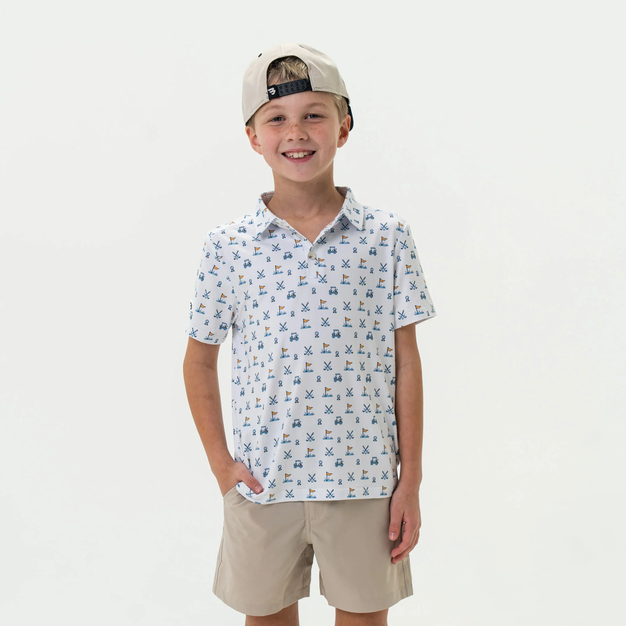 Youth Hole In One Performance Polo | BURLEBO | BURLEBO