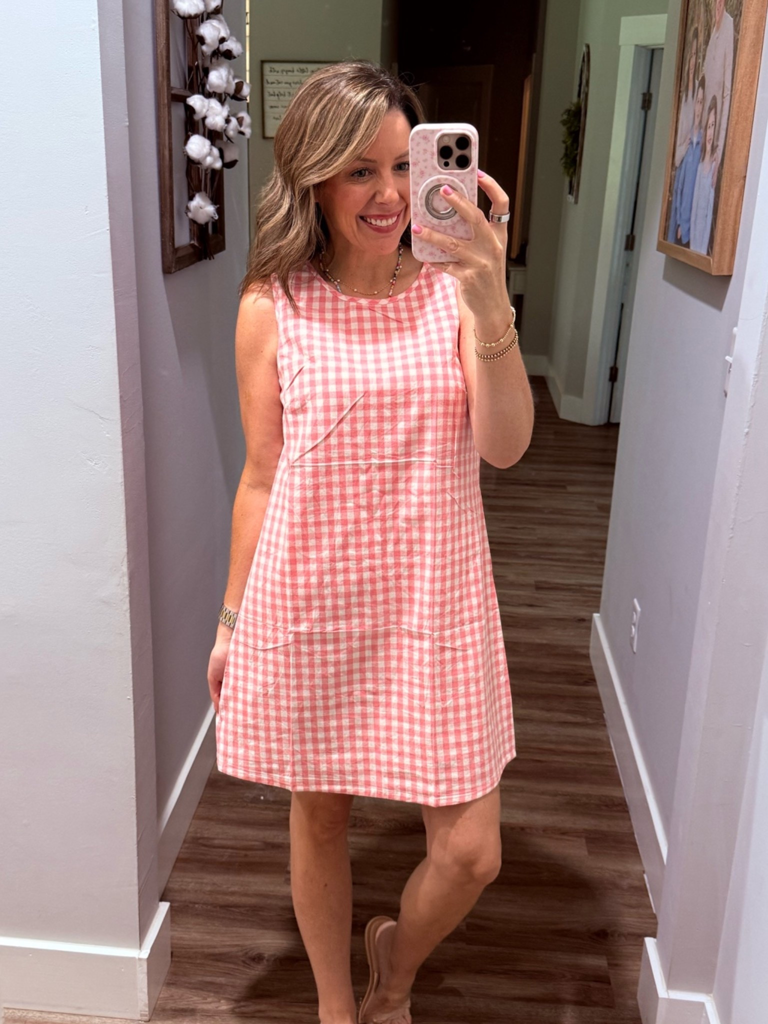 The prettiest pink gingham dress! 

Dress, wedding shower, baby shower, date night, summer dress, vacation style, southern style, pink dress, affordable dress

#LTKdayinmylife #LTKootd #LTKmomlife