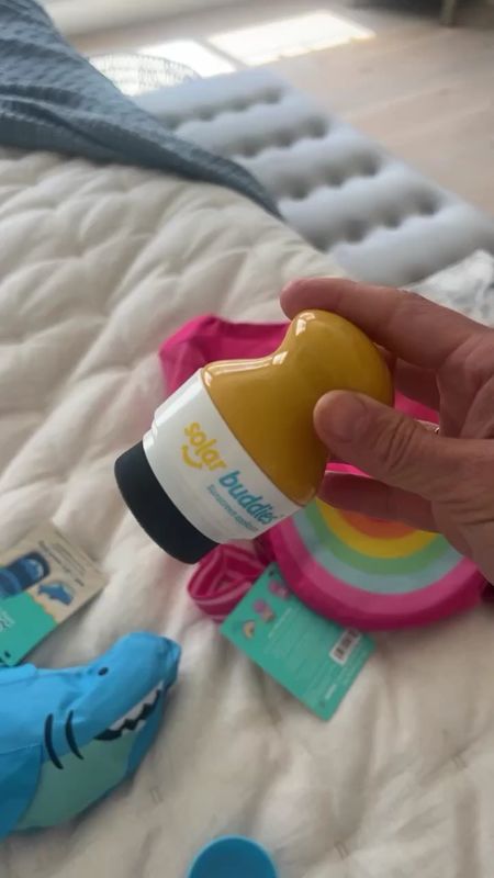 Love those solar buddy for sunscreen! Makes it so easy to put sunscreen on kids and even yourself! Jack even lets me get his face! Great finds to get ready for summer!

#LTKswim #LTKkids #LTKSeasonal