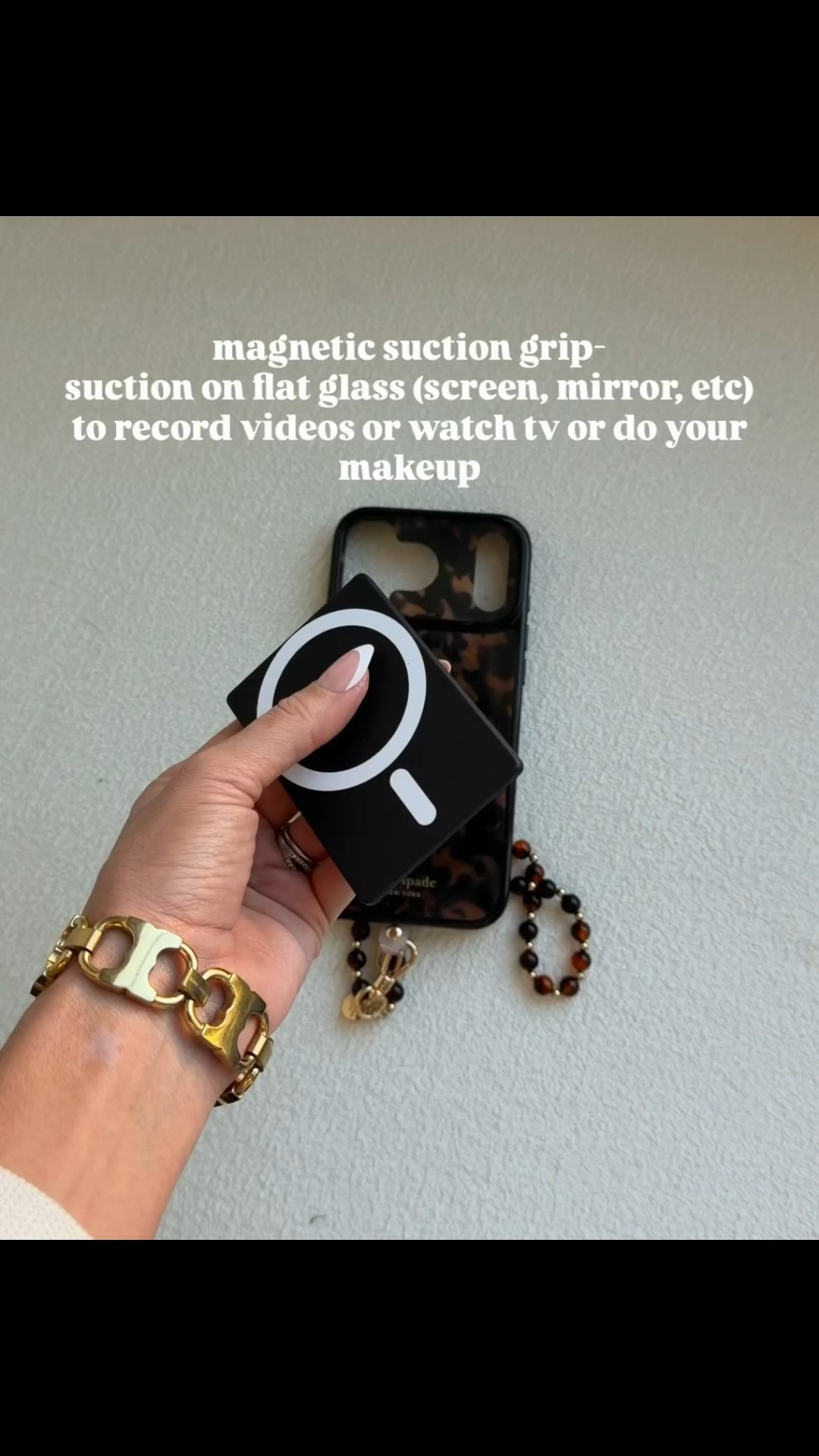 This magnetic suction grip makes getting ready not so much of a chore bc I just put on a show and watch! 

#LTKdayinmylife #LTKSaleAlert #LTKgrwm