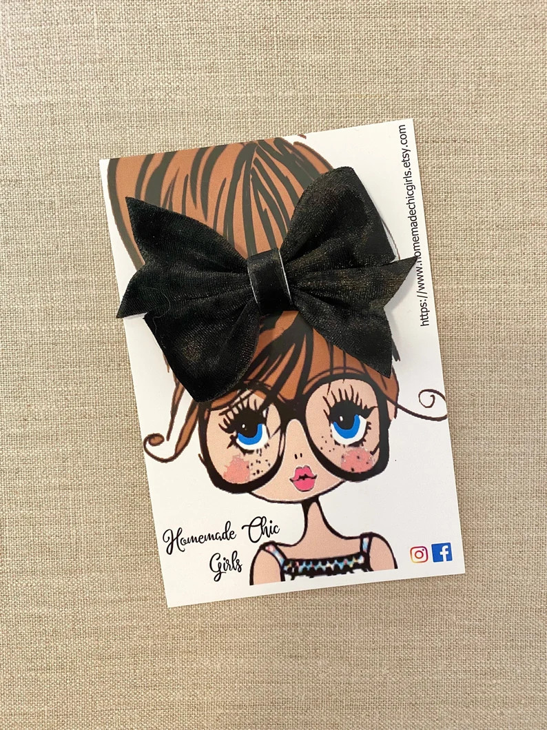 Black Velvet Hair Bow Velvet Bow Headband Black Velvet Bow | Etsy | Etsy (US)