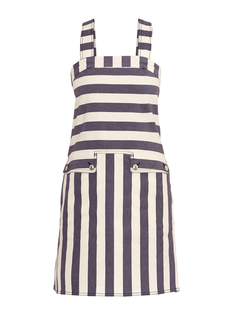 Striped pinafore dress | Matches (UK)