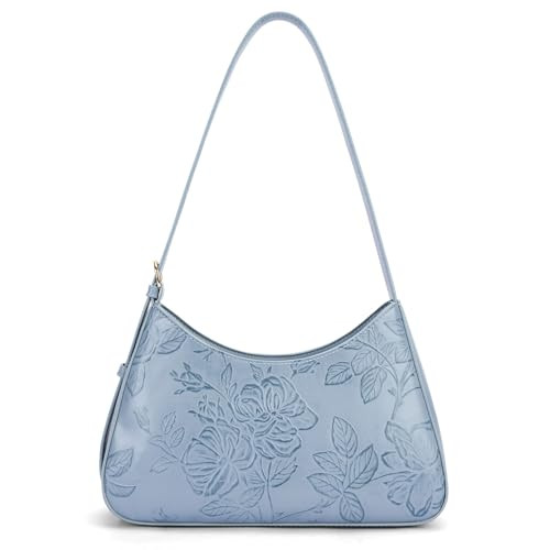 Shoulder Bag for Women Vegan Leather Crescent Hobo Bag Clutch Underarm Purse Top-Handle Handbag E... | Amazon (US)