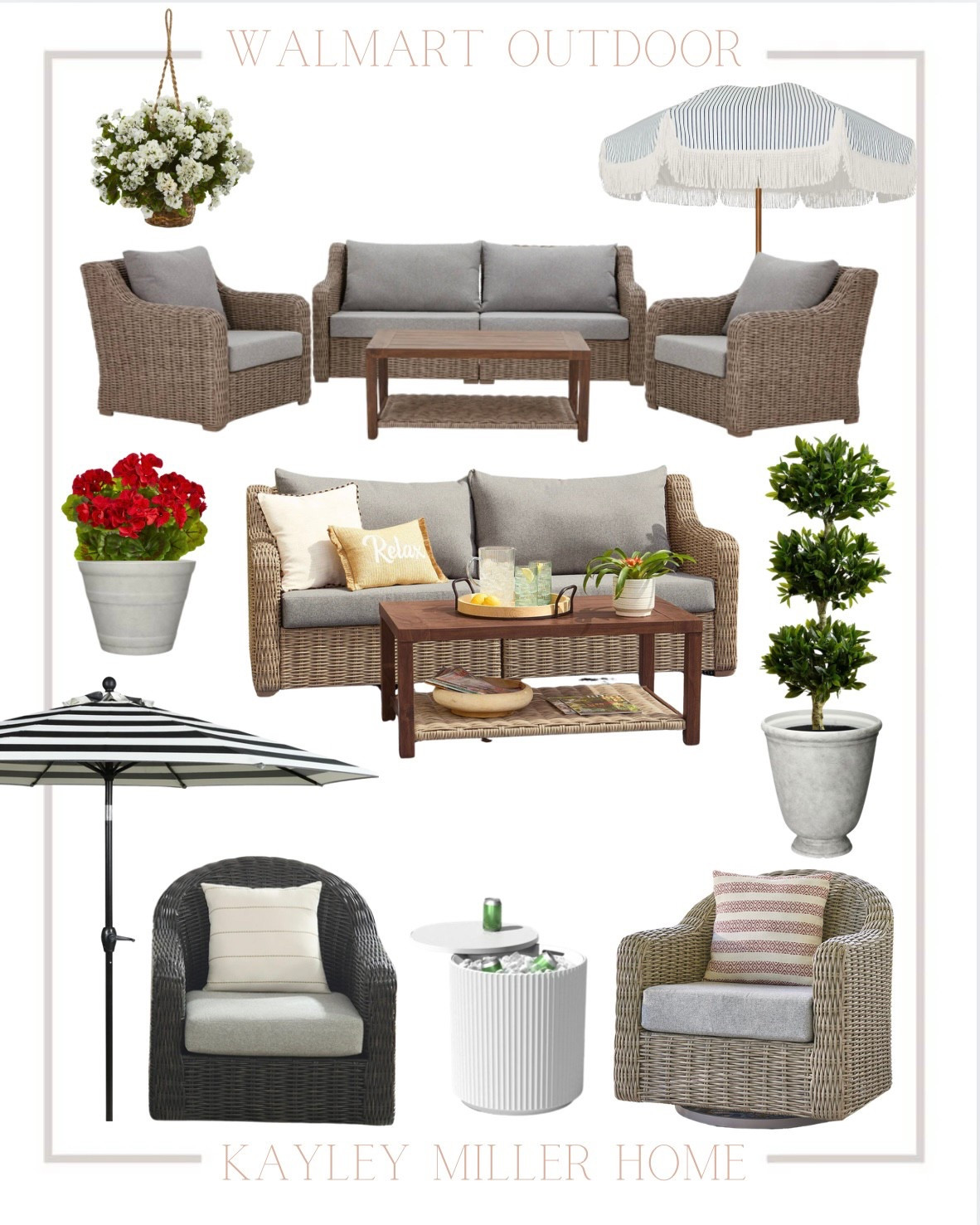 This outdoor furniture from Walmart is so good!! 😍