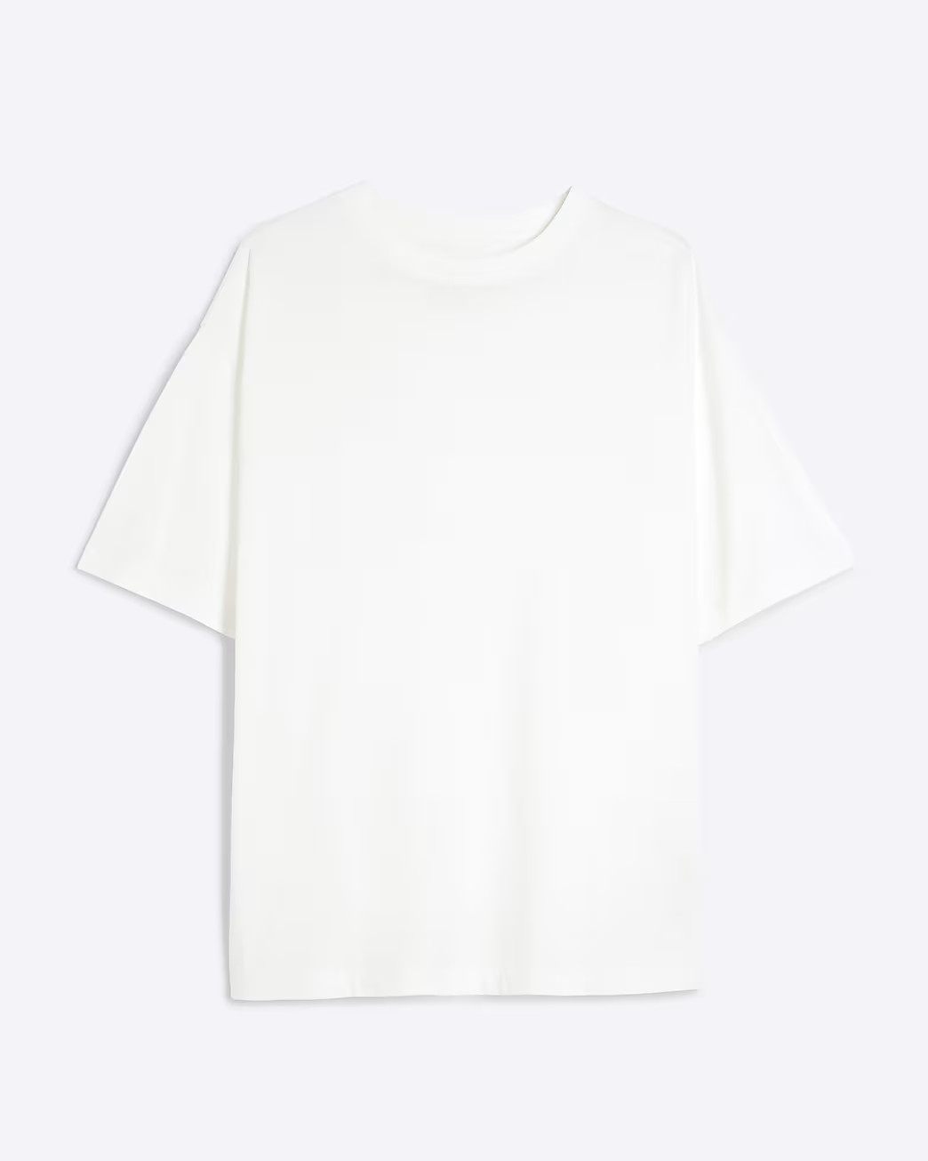 White Short Sleeve Boyfriend T-Shirt | River Island UK & IE