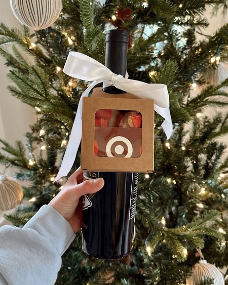 Last Minute Gift Idea that ship in time for Christmas🎄🫶🏼

Wine Bottle Box I always have these on hand! Perfect for hanging on wine and stuffing with gift cards, money, candy, or notes!

#LTKGiftGuide #LTKHoliday #LTKhome