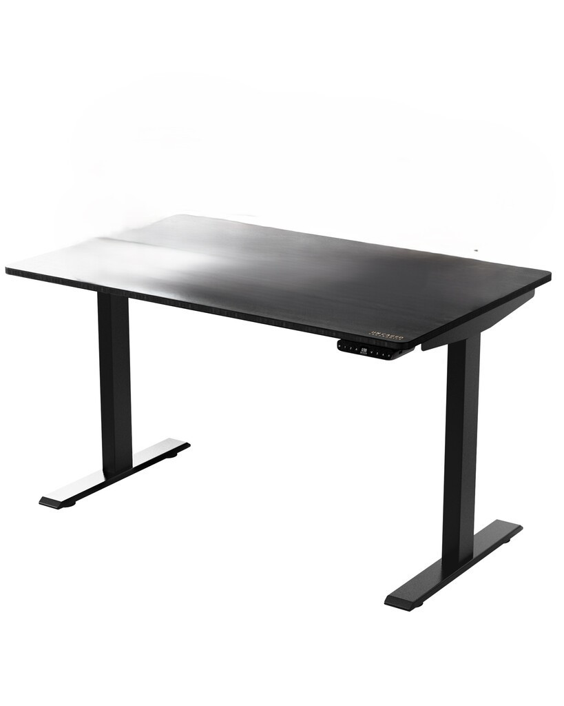 30 Inch Adjustable Stainless Steel Standing Desk In Black | 1stopbedrooms