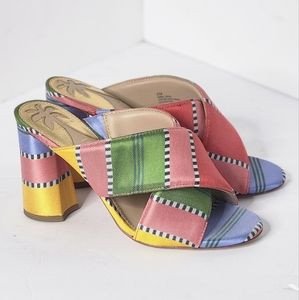 Antonio Melani Women's The Nat Note Catalonia Color Block Open Toe Mules  Size 6 | Poshmark