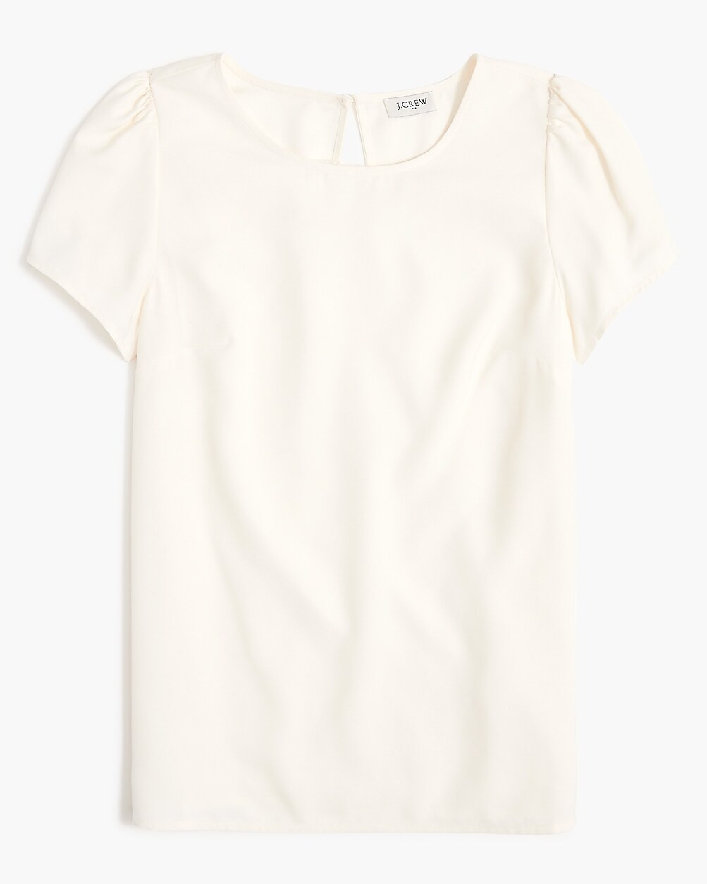 Short-sleeve crepe top | J.Crew Factory