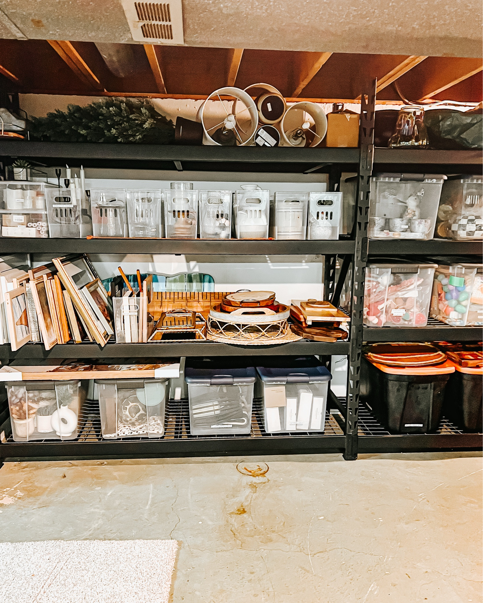 Our client LOVES to swap out decor several times a season, so we created a special basement display area just for it! The rest of the basement? It went from overwhelming to organized in just ONE day (plus tons of donations!) - a project that would normally take several weekends on your own. 

Our fav basement organizing products from @thecontainerstore of course did some heavy lifting here for containing all the gorgeous decor, entertaining & large pieces. 


#LTKHome