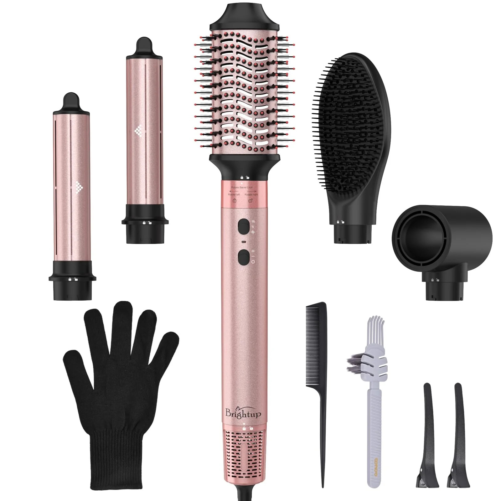 Brightup Air Styler, Professional Hair Dryer Brush with RPM High-Speed Negative Ionic Blow Dryer,... | Walmart (US)