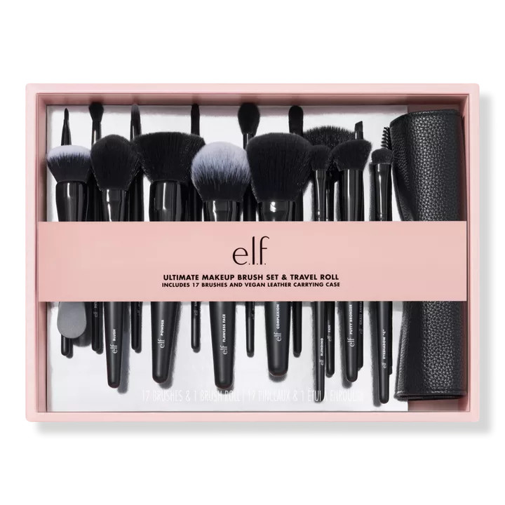 Ultimate Makeup Brush Set & Travel Roll | Ulta