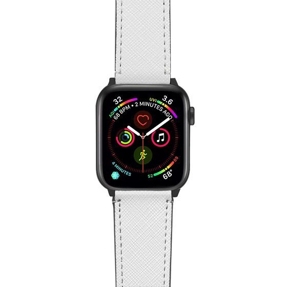 Saffiano Leather Initial Apple Watch Band | Casetify