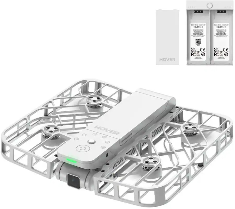 HOVERAir - X1 Self-Flying Camera Drone Combo - White | Best Buy U.S.