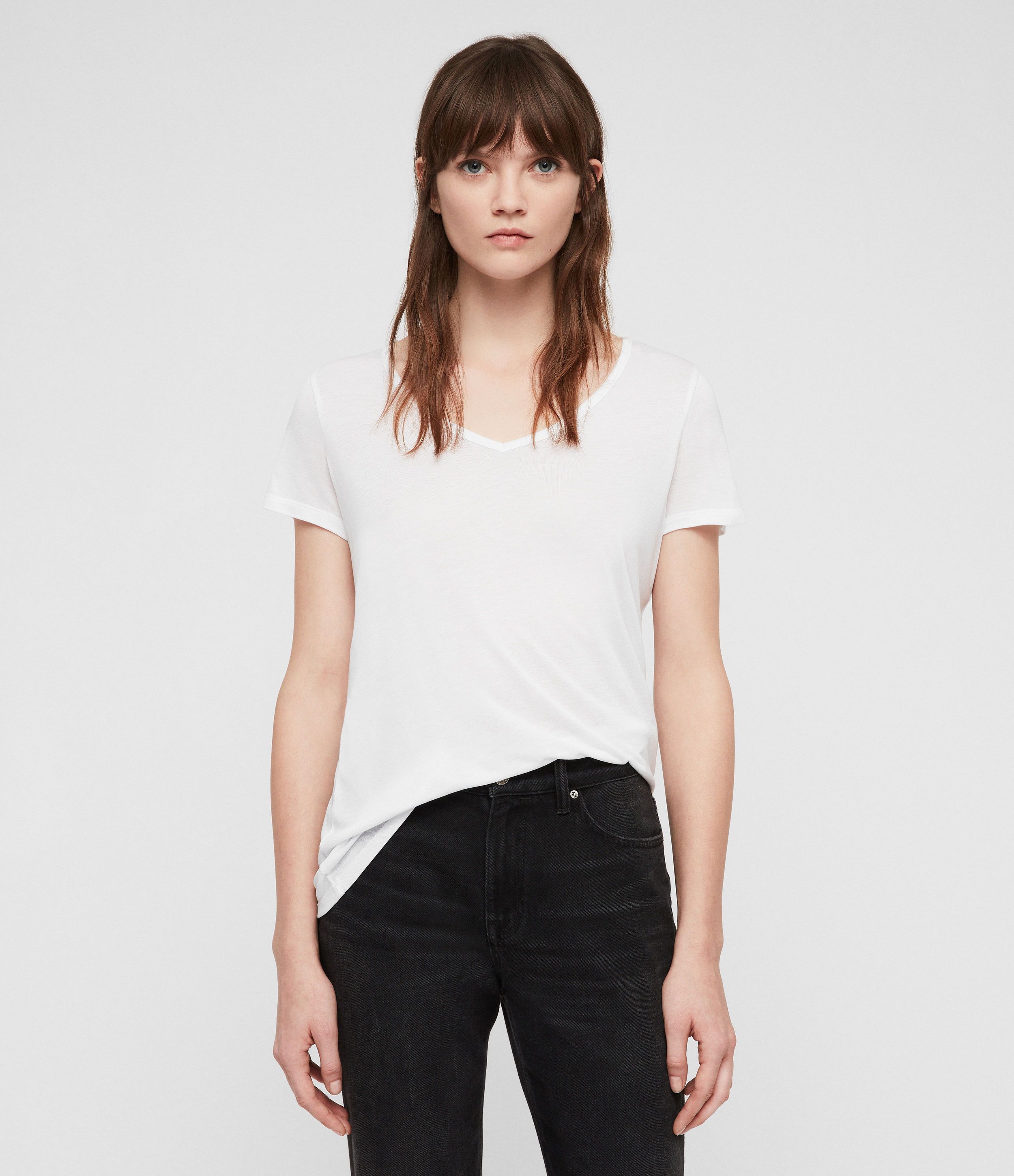 Malin Silk T-Shirt | AllSaints (US)