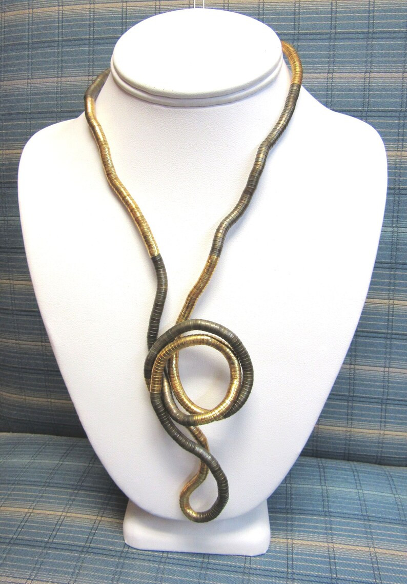 Vintage Moldable 34 Snake Necklace/bracelet Gold and Bronze - Etsy Canada | Etsy (US)