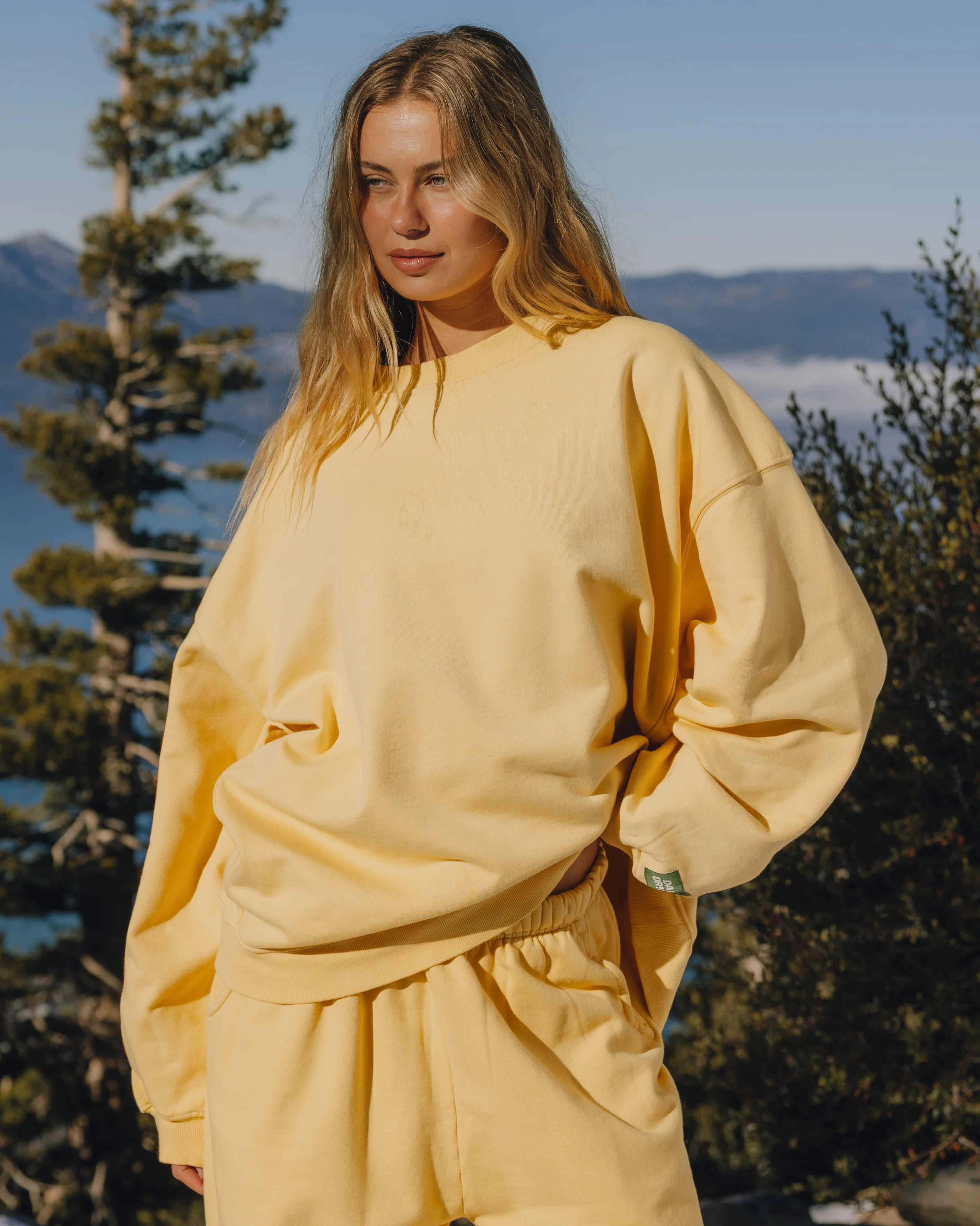 Unisex Oversized Crew - Sunny | Daily Drills LLC