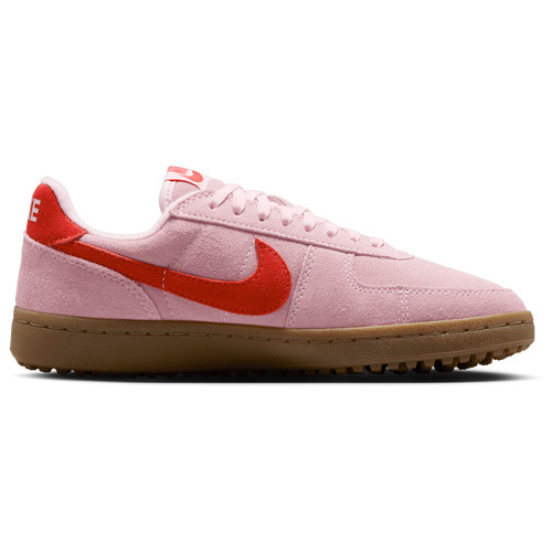 Nike Womens Nike Field General - Womens Basketball Shoes Gum Dk Brown/Pink Foam/Lt Crimson Size 08.0 | Foot Locker (US)