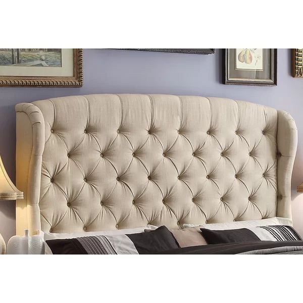 Leatham Upholstered Wingback Headboard | Wayfair North America