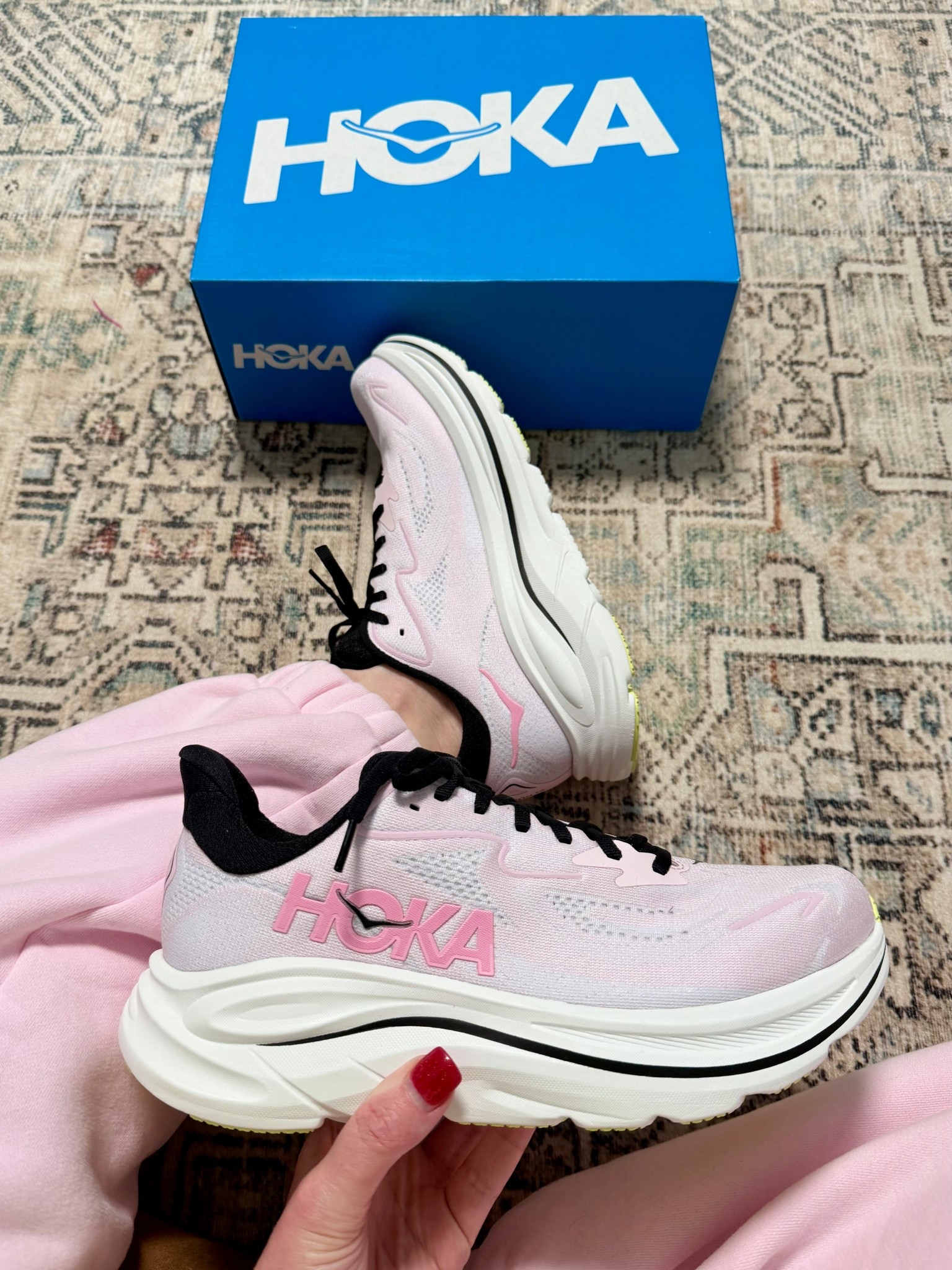 😍 My Hoka Clifton are on RARE drop 👇! Some other colors + some Men's too! They are a perfect match to my Comfrt Bubblegum Pink Sweats which are back in stock in most sizes (and my link takes extra off)! @Zappos 


#LTKActive #LTKfitnessgoals #LTKSaleAlert