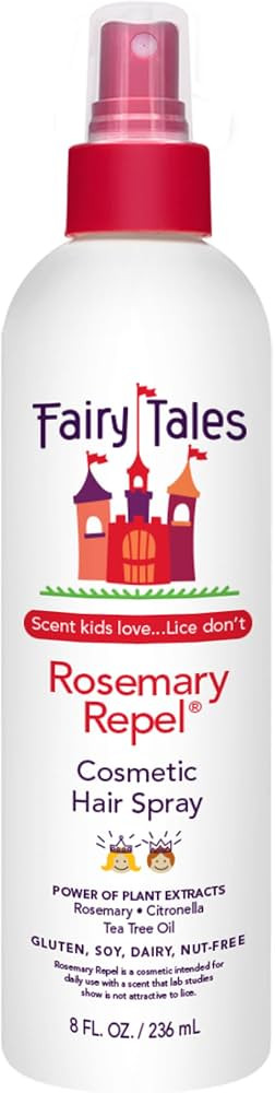 Fairy Tales Rosemary Repel Daily Kids Hair Spray \u2013 Kids Like the Smell, Lice Do Not, 8 fl oz... | Amazon (US)