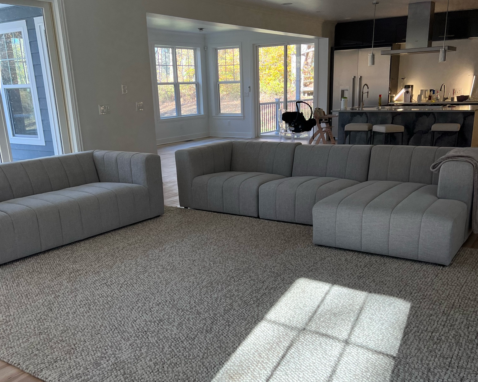 Loving my new modular sectional and love seat! #modular #modern #sectional #loveseat

#LTKxWayfair #LTKHome #LTKStyleTip