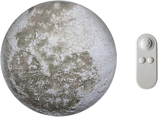 Led Remote Control Glowing Moon Light Moon in My Room Night Healing Romantic Bedroom wall Decor | Amazon (US)