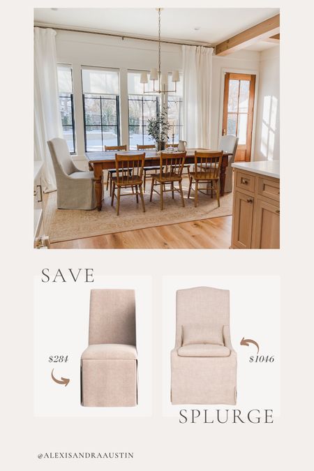 Dining room chair look for less!

Save or splurge, dining room, formal seating, linen chair, home finds, shop the look!

#LTKFind #LTKhome #LTKSeasonal