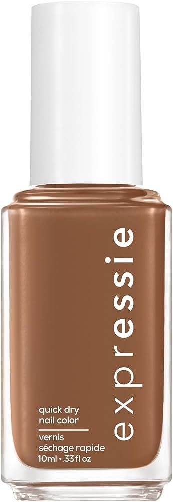 Essie expressie, Quick-Dry Nail Polish, 8-Free Vegan, Warm Brown, Cold Brew Crew, 0.33 fl oz | Amazon (US)
