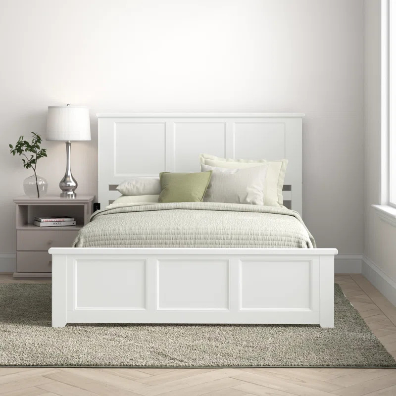 Amear Solid Wood Standard Bed | Wayfair North America