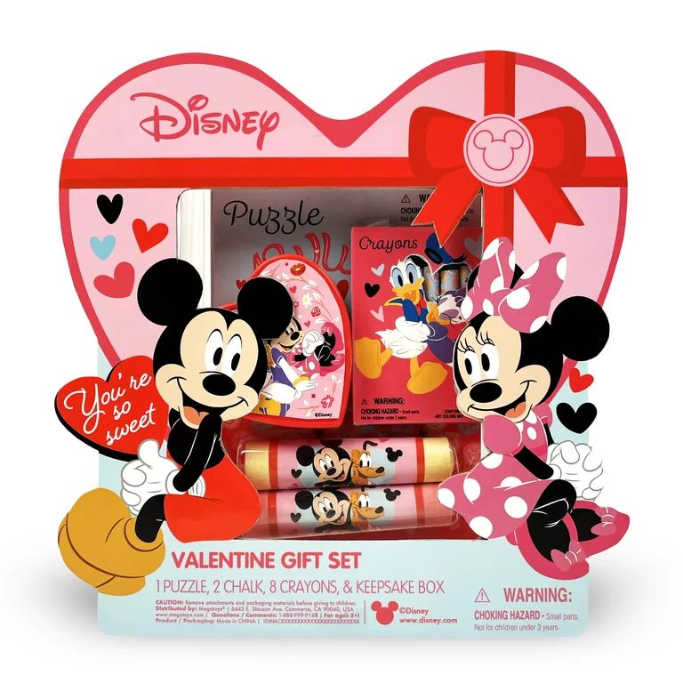 Minnie and Mickey Valentine's Day Box Gift Set | Walmart (US)