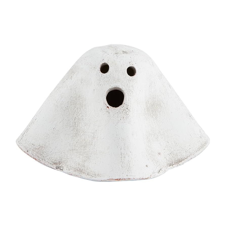 Mud Pie Terra Ghost Votive, Small, 3" x 3" | Amazon (US)