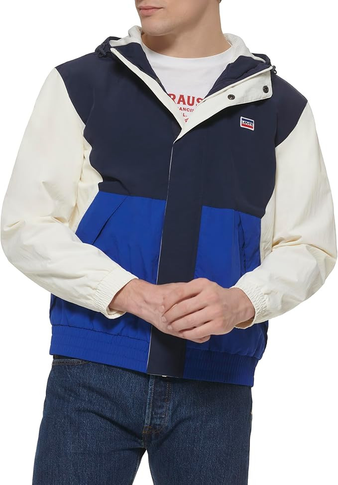 Levi's Men's Retro Color Block Windbreaker | Amazon (US)