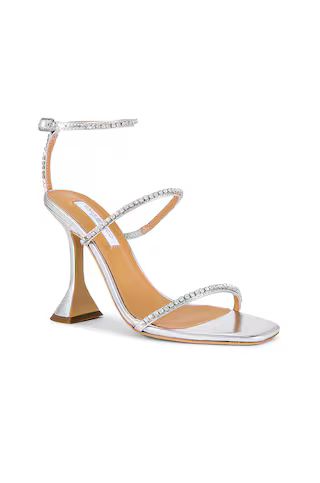 Tony Bianco Shy Sandal in Silver Nappa Metallic from Revolve.com | Revolve Clothing (Global)