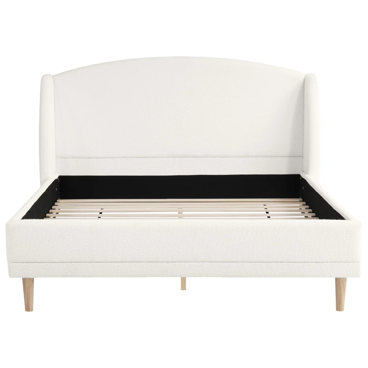 Romano Boucle Upholstered Platform Bed | Wayfair North America