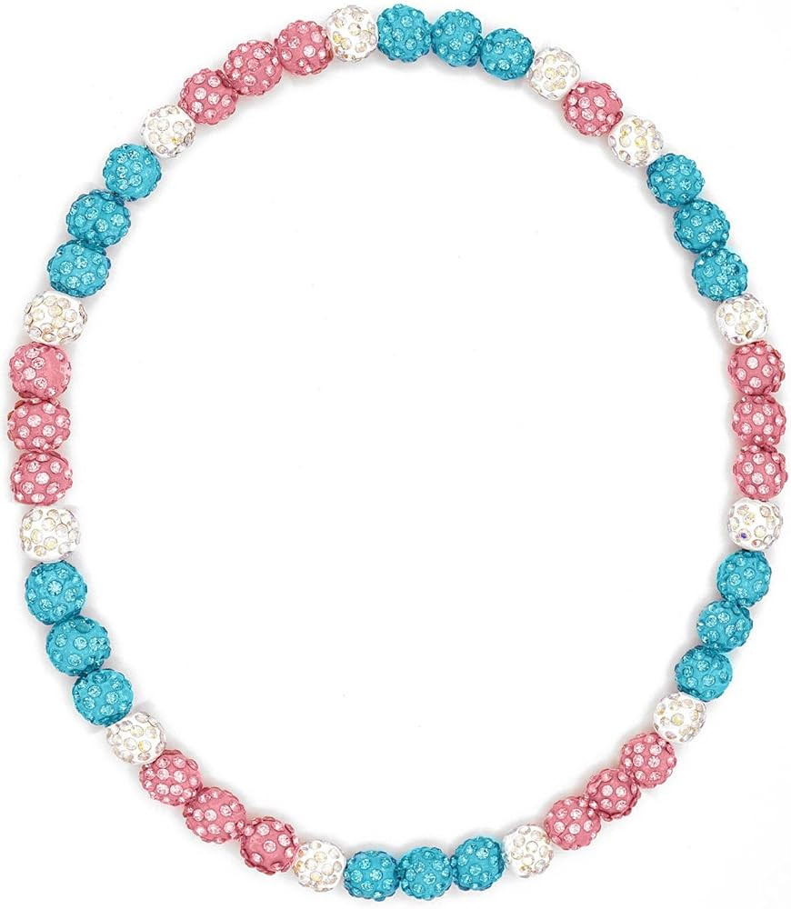 Baseball Bead Necklace for Men Ice Necklace Rhinestone Bling Inspired Sports Jewelry | Amazon (US)