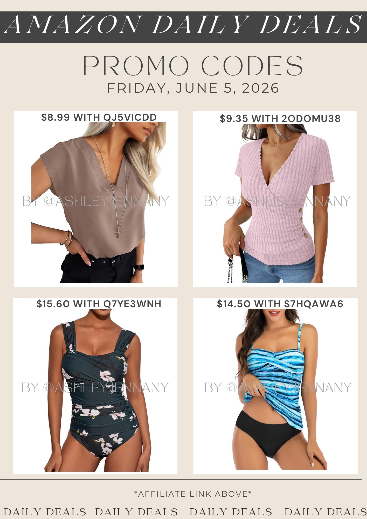 Amazon deals

#LTKMidsize #LTKSaleAlert #LTKSwim
