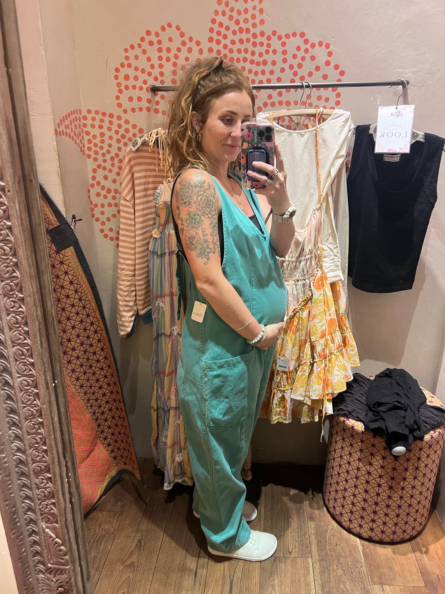 Xs in the high roller overalls 