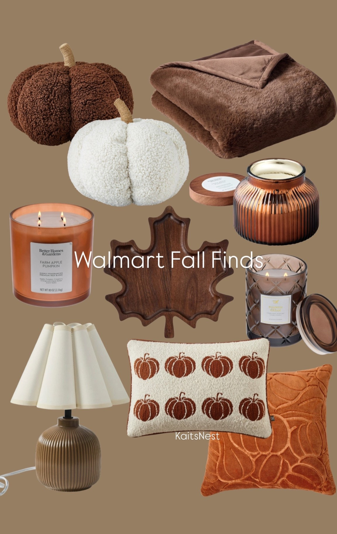 Cozy fall finds at Walmart !! 🤎🍂 Walmart home decor. Walmart fall finds. Fall pillows. Fall candle. Fall decor. 

#LTKSeasonal #LTKHome #LTKFindsUnder50