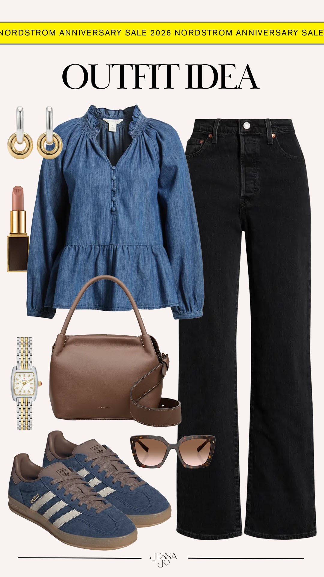 NSALE. NSALE outfit idea. NSALE denim. NSALE handbag. NSALE adidas.

#LTKSeasonal #LTKSaleAlert #LTKootd