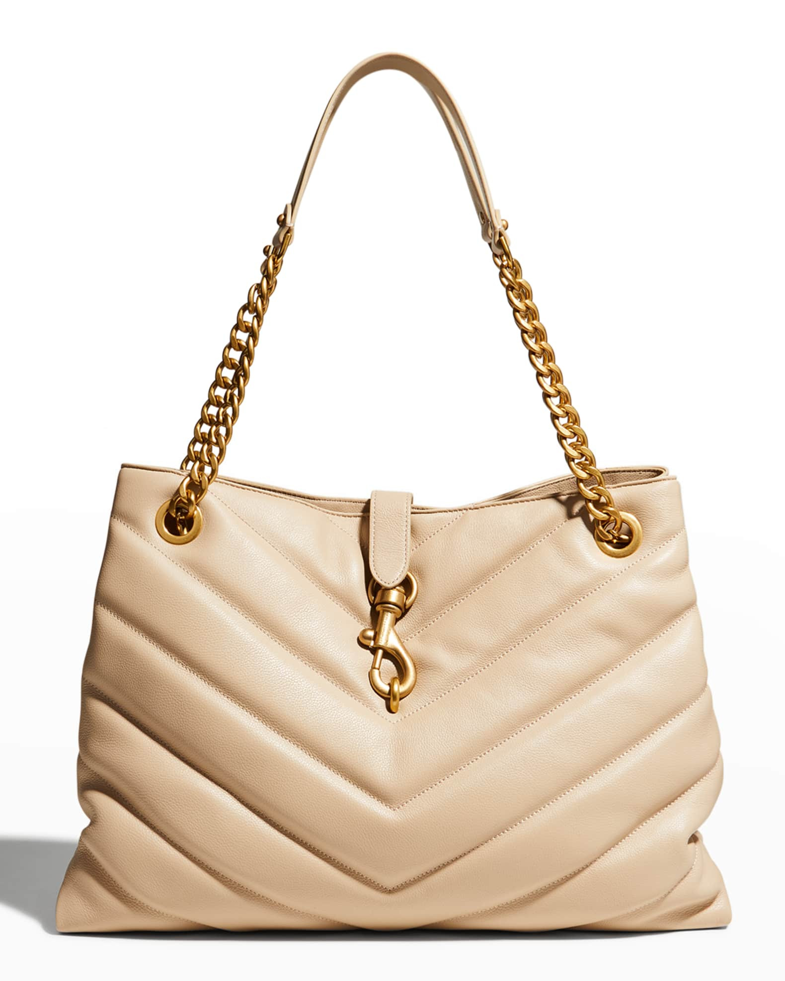 Rebecca Minkoff Edie Maxi Quilted Leather Tote Bag | Neiman Marcus
