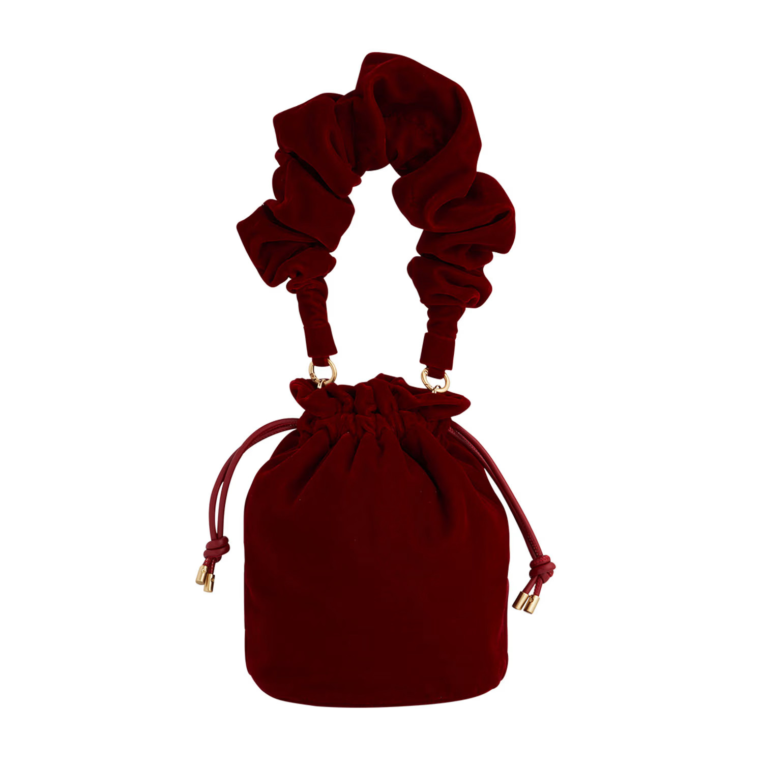 Ruby Red Bucket Bag | Wolf & Badger