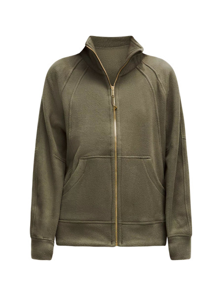 Scuba Tumbled Fleece Funnel-Neck Full Zip | Lululemon (US)