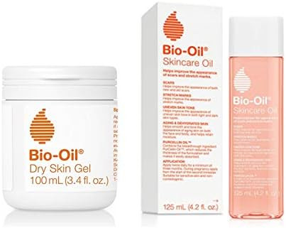Bio-Oil Skincare Body Oil for Scars and Stretchmarks (4 Oz) and Moisturizing Dry Skin Gel (3.4 Oz... | Amazon (US)